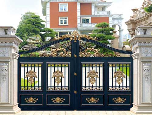 铝艺大门-庭院门RG404
